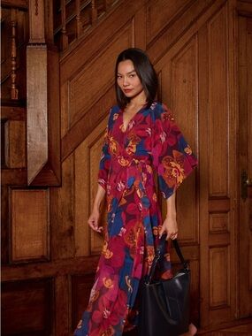 NWT Mixed by Nasrin Maxi Dress in Vesper